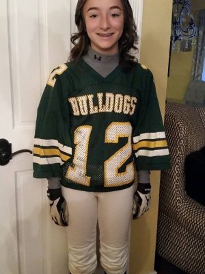 Braces with smile girl